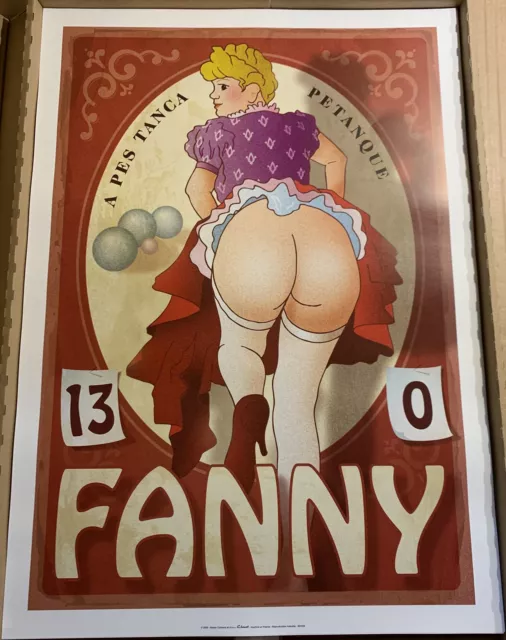 FANNY - Pétanque - Colomb - 50x70cm - AFFICHE Envoi roulé