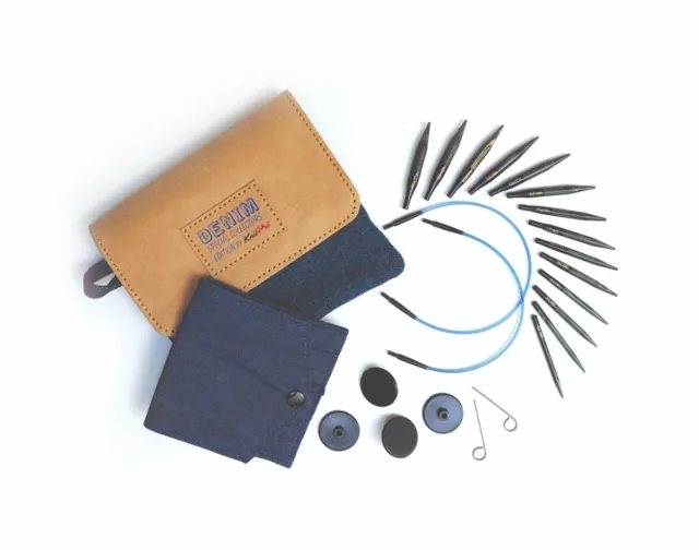 KnitPro Indigo MINI Interchangeable Deluxe Needle Set