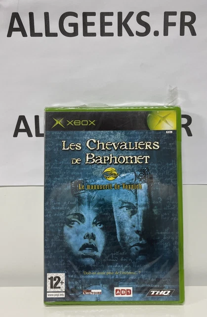 Jeu Xbox – Les Chevaliers De Baphomet : Le Manuscrit De Voynich – Bon état, Complet