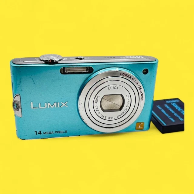 PANASONIC LUMIX DMC-FX66 Blue Battery Included $193.06