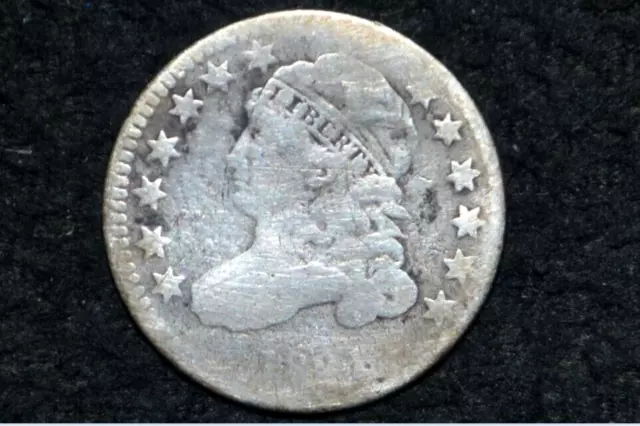 1821 Capped Bust Dime * Small Date * VG Details * FREE SHIPPING