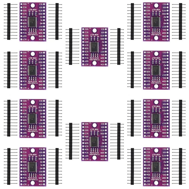 10PZ TCA9548A I2C IIC Multiplexer Breakout Board Modulo 8 Canali Scheda di  N8Z9