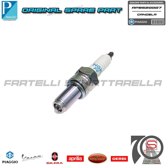 4 CANDELE ORIGINALE NGK DCPR9E APRILIA TUONO R 1000 2006 - Foto 5