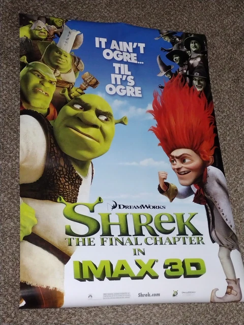 SHREK 4 FOREVER AFTER "IMAX" 27x40 D/S MOVIE POSTER