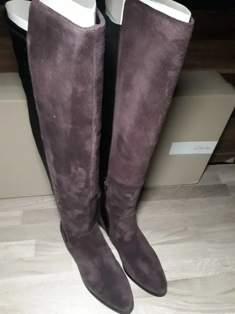 Clarks over the clearance knee boot