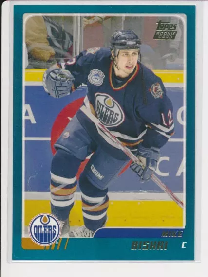 2003-04 Topps Traded #110 MIKE BISHAI - RC Rookie Card - Edmonton Oilers