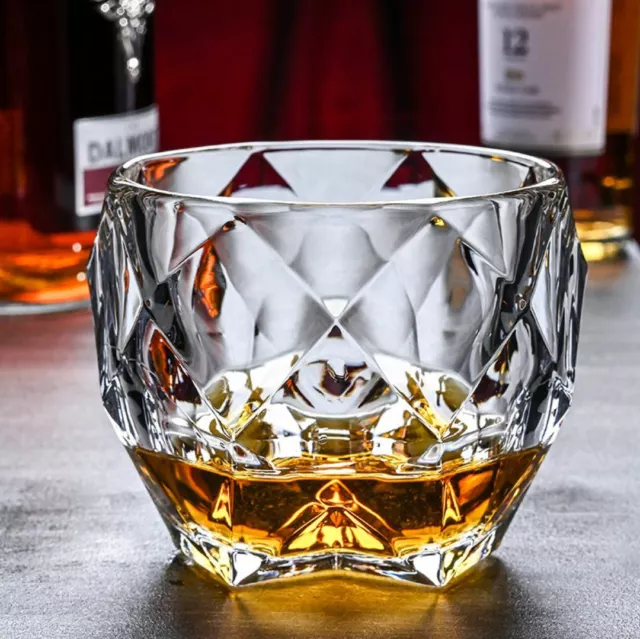 Crystal Look Short Style Glass Whisky Cup Tea Cup Bar Cup Wine Shots Vodka 250ml