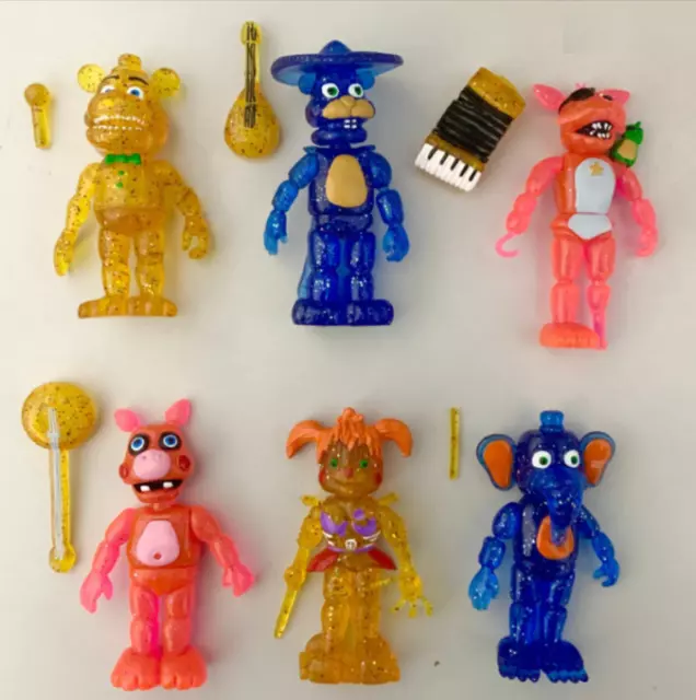 Five Nights at Freddys Nightmare 5 Set of 6 Action Figures Gift  Collectible S25