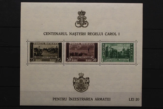 Rumänien, MiNr. Block 4, postfrisch / MNH - 656407