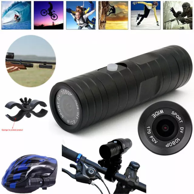 HD 1080P Video DV Sports Bike Action Camera CAM For Shotgun Rifle Clay Pigeon