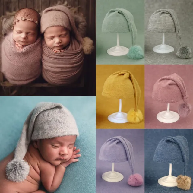 Sombrero accesorios sombrero de foto recién nacido nuevo sombrero de foto sombrero de pelota con piel de piel frijoles bebé