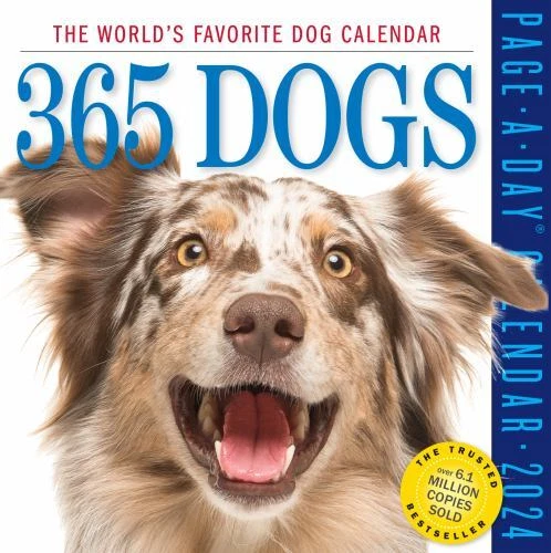 365 DOGS PAGE-A-DAY Calendar (2024 Box Calendar) $16.99 - PicClick