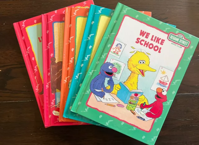 VTG Sesame Street 1992-93 Book Club Lot 5 Jim Henson’s Production Rare