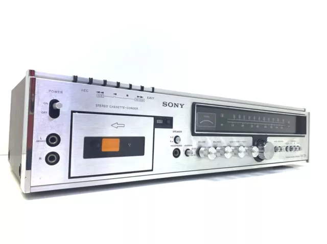 Sony Stéréo Musique System HST-79 Cassette Récepteur Vintage 1975 Working Good