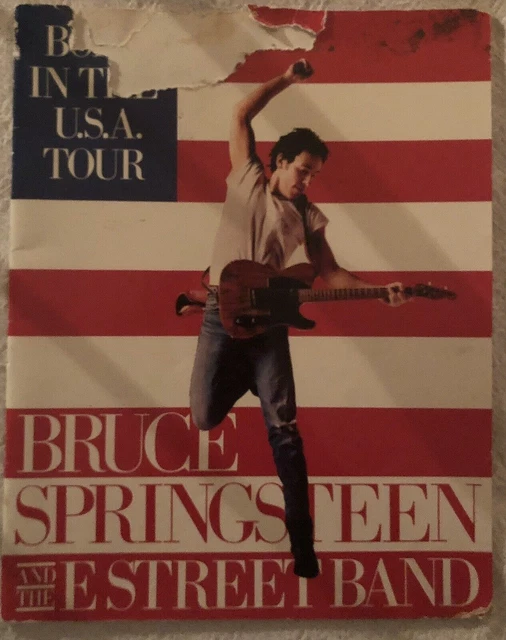 BRUCE SPRINGSTEEN Playbill "BORN IN THE USA"