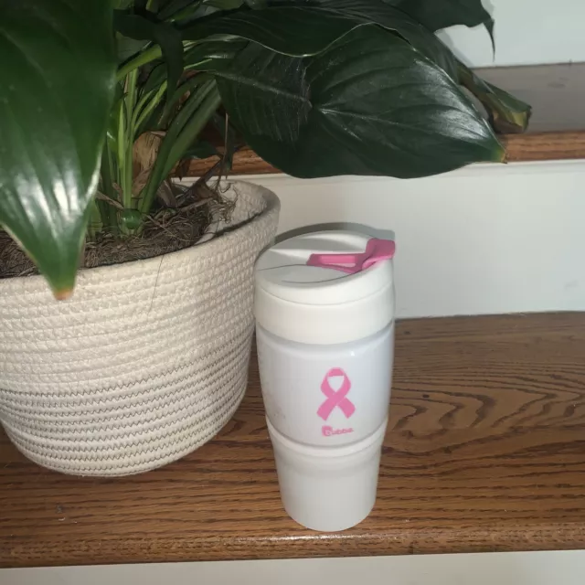 Bubba National Breast Cancer Foundation Awareness Coffee Mug Cup Thermos 💗