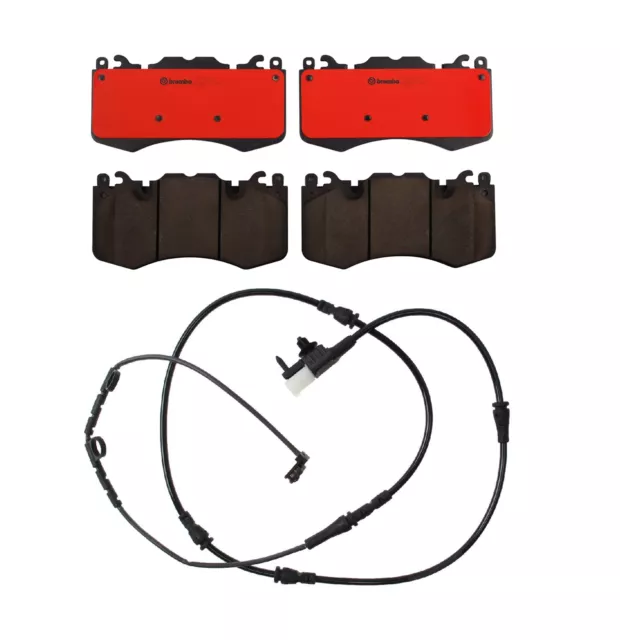 Brembo Front Ceramic OE Equivalent Brake Pads & Sensor For Range Rover Sport