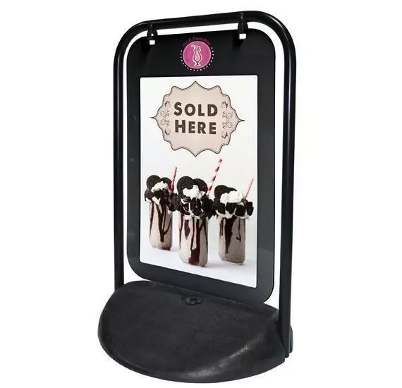 Swinger Pavement Sign Outdoor A-board Display Stand 3