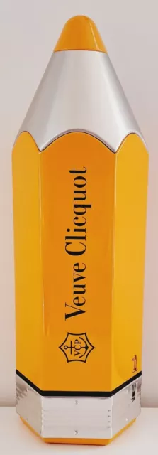 Veuve Clicquot Champagne Pencil Tin Gift Box, Orange Bottle Holder - TIN ONLY 2