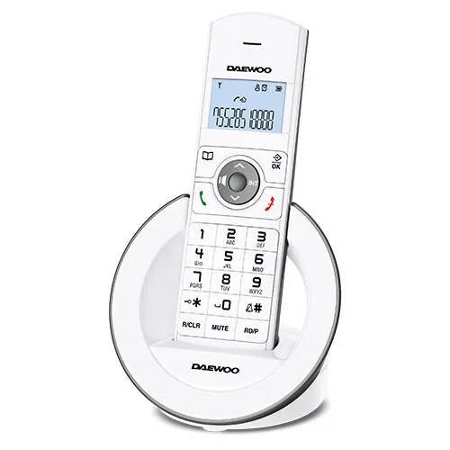 Teléfono Dect Daewoo DTD-1400 color blanco (NUEVO)