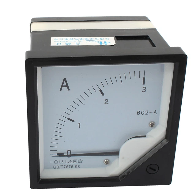 Instrument De Mesure Courant Continu Ampèremètre Analogique DC 0100µA — free download