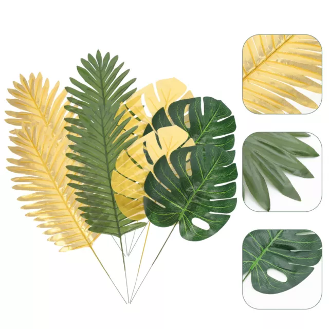 12 Pcs Künstliche Pflanze Simulierte Pflanzenblätter Kunstpflanze Blatt