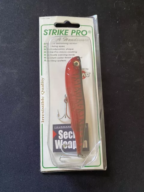 Strike Pro Model Eg-025 Topwater Crankbait Fishng Lure Unopened Color No 221