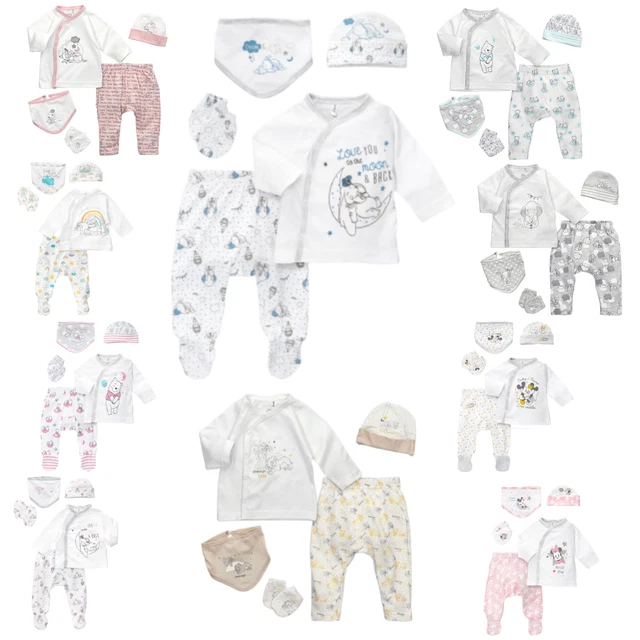 Baby 5 Teile Set Disney Babykleidung Hose Shirt Simba Mickey Maus Jungen Mädchen
