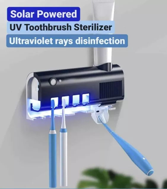 UV-Licht Zahnbürstenhalter Sterilisator Sterilisator Drill Free Zahnbürste