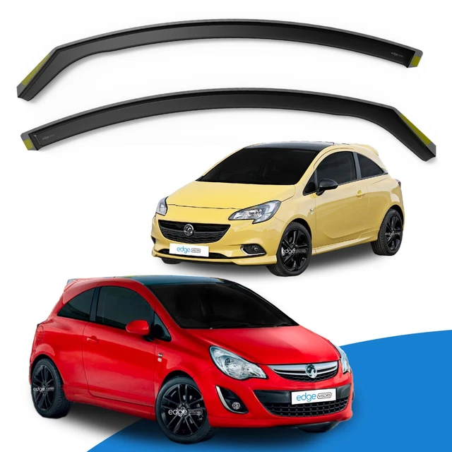 VAUXHALL CORSA D E 2006-2019 Deflettori Vento Hatchback 3 Porte 2pz
