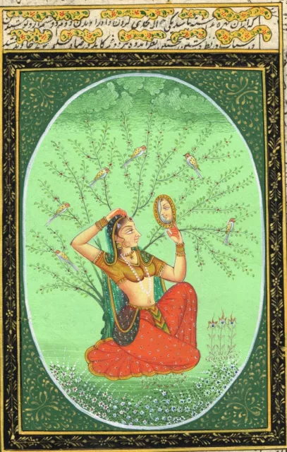 Bild Ragini Ragamala Malerei Rajasthan Indien Rajput Ethnisch Folk Kunst 3