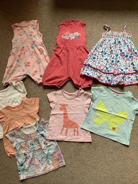 Baby Girls Summer Marks & Spencer’s Summer Clothes Bundle Age 12-18 Months