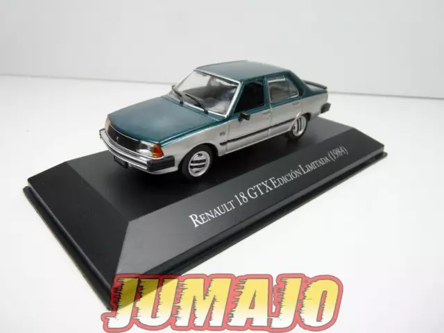 AQV40 Voiture 1/43 SALVAT Inolvidables 80/90 RENAULT 18 GTX Edition Limitée 1984
