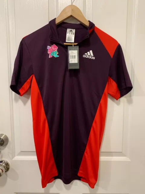 Adidas olympic polo top shirt