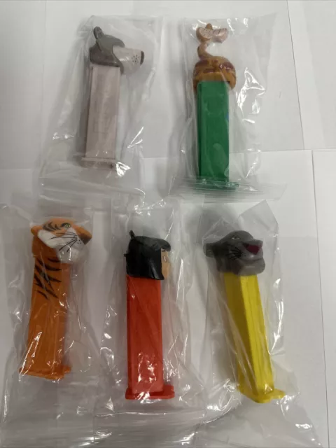 Vintage Mixed Lot of 5 Jungle Book PEZ Dispensers