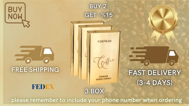 3 CAJAS-FORX5 café para lata de café X5 Kahve para soporte adelgazante como diox y dieta
