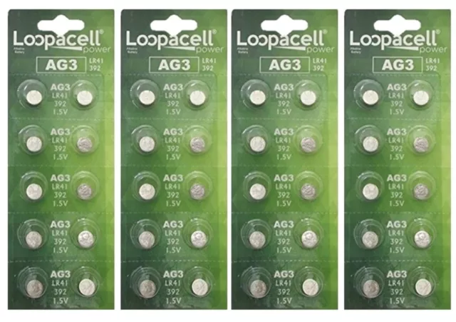 40 Pk AG3 LR41 392 392A SR736 LR736 Alkaline Button Cell Battery