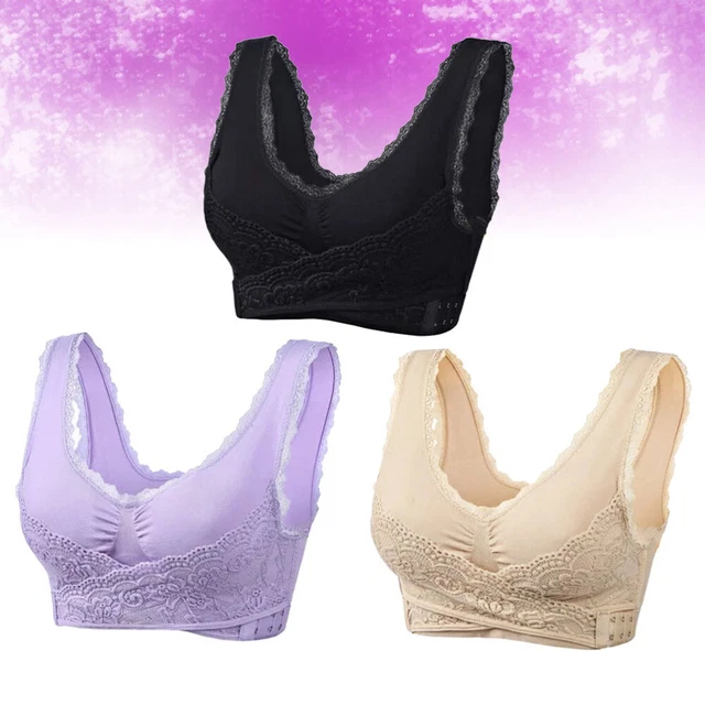 3 pz reggiseno donna pizzo Get Together lingerie donna senza ferretto