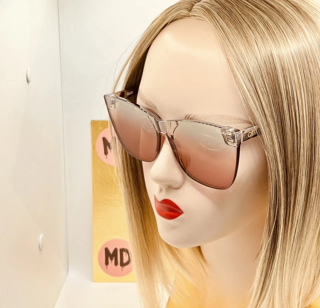 QUAY AUSTRALIA SUNGLASSES Come Thru free cloth and case Cat eye