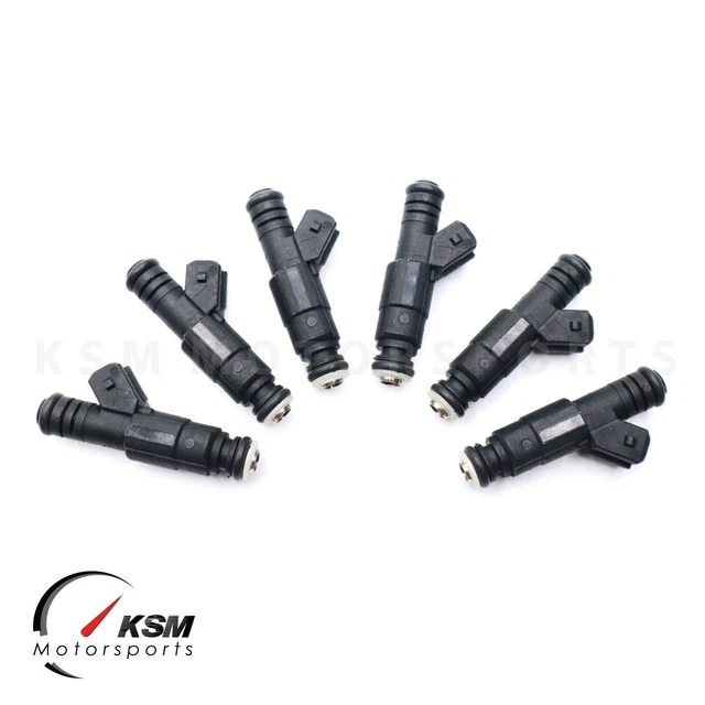 6 1200cc Fuel Injectors for BMW E36 E46 M50 M52 S50 M3 TURBO 114lb EV6 fit Bosch