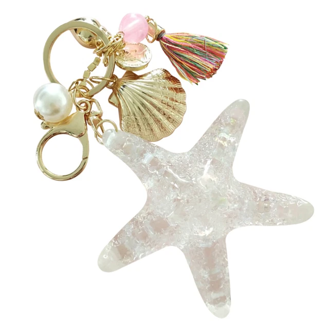 Beach Keyring Key Pendant Simple Keychain Decoracion Para Cuartos Conch 11