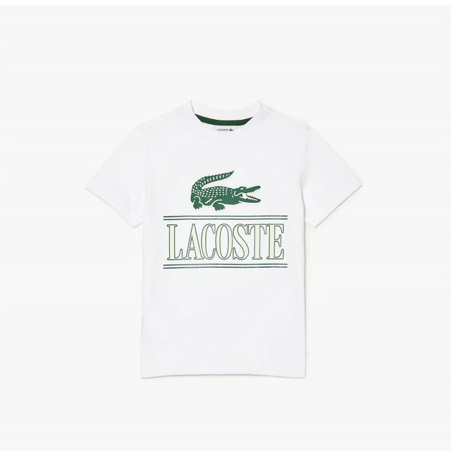 Lacoste Kids Graphic T-Shirt Regular Fit Crew Neck