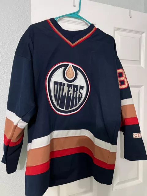 vtg rare NHL edmonton oilers 3rd alt koho authentic on ice jersey size 48