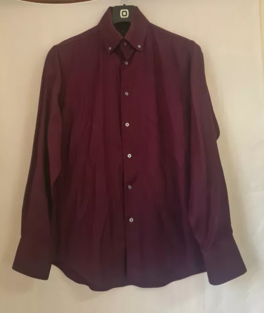 ms collezione  shirt Purple Size 15.5