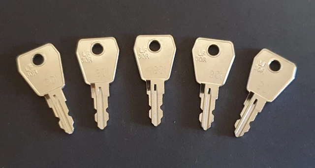 Kentec 901 Conventional Fire Alarm Panel Enable Key | Spare/Replacement Key (5 Pack Shown)