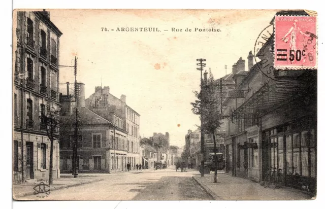 ARGENTEUIL rue de Pontoise (jp596)