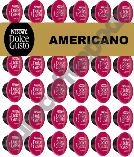 Nescafe Dolce Gusto Americano Coffee Pods 20,40,60,80,100 Capsules
