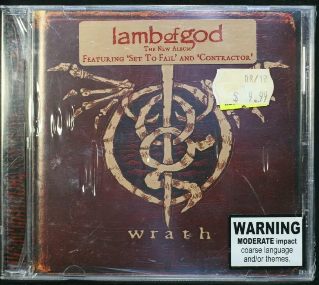 Lamb Of God ‎– Wrath - Roadrunner Records - Heavy Metal - New Sealed CD