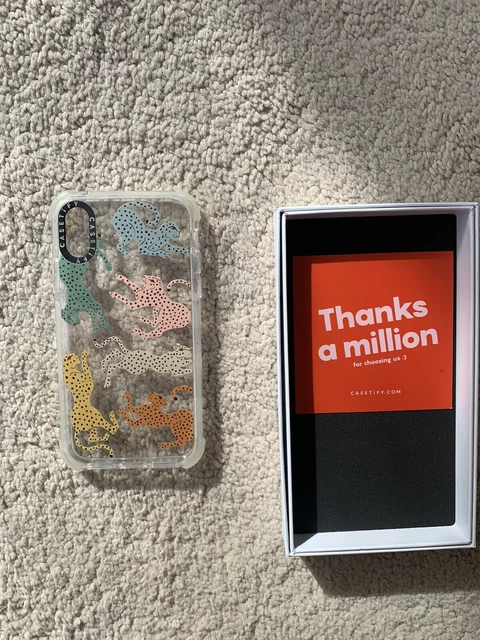 CASETIFY IPHONE XS Ultra Impact Rainbow Cheetah Phone Case