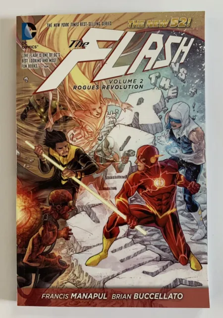 Flash Vol 2 Rogues Revolution New 52 by F. Manapul (2014, Trade Paperback)